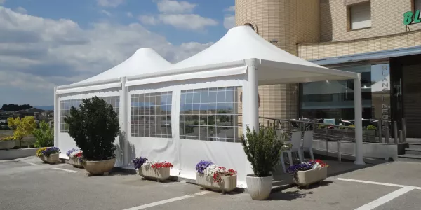 Gazebo Airone Rubino Leggero della Perelli Service