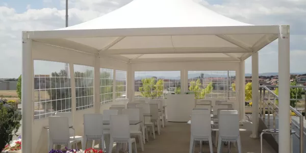 Gazebo Airone Rubino Leggero della Perelli Service